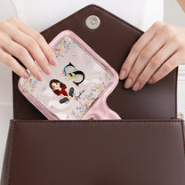 Initial Name With Floral - Personalized Handheld Mirror