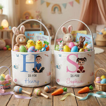 Initial-Name-Cute-Cartoon-Personalized-Easter-Basket-2