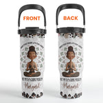 Inner Peace Begins With Four Words - Personalized 30oz Tumbler With Handle