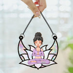 Inner Peace - Personalized Window Hanging Suncatcher Ornament