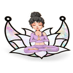 Inner Peace - Personalized Window Hanging Suncatcher Ornament