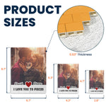 I Love You To Pieces - Personalized Photo Building Brick