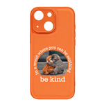 Baby Punch Monkey - Be Kind, Punch The Abandoned Baby Monkey Gift For Animal Lover - Leather Phone Case