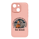 Baby Punch Monkey - Be Kind, Punch The Abandoned Baby Monkey Gift For Animal Lover - Leather Phone Case