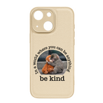 Baby Punch Monkey - Be Kind, Punch The Abandoned Baby Monkey Gift For Animal Lover - Leather Phone Case
