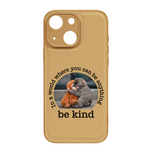 Baby Punch Monkey - Be Kind, Punch The Abandoned Baby Monkey Gift For Animal Lover - Leather Phone Case