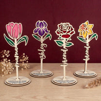 It Reminds How Much We Love You - Custom Wooden Flower