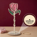 It Reminds How Much We Love You - Custom Wooden Flower