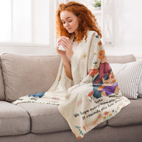 It Reminds You How Much We Love You - Personalized Blanket