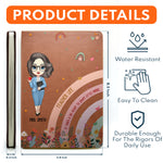 It Takes A Big Heart To Shape Little Minds - Personalized Leather Journal