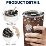 It Takes A Long Time To Grow An Old Friend Birth Month Ver - Personalized Tumbler Cup
