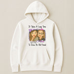 It Takes A Long Time To Grow An Old Friend Cartoon Ver - Personalized Photo Shirt
