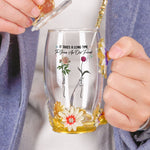 It Takes A Long Time To Grow An Old Friend - Personalized Enamel Flower Tea Cup