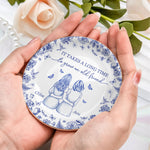 It Takes A Long Time To Grow An Old Friend Floral - Personalized Jewelry Dish