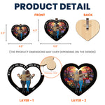 It Takes A Long Time To Grow An Old Friend - Personalized Wooden Car Visor Clip