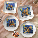 It Takes A Long Time To Grow An Old Friend Van Gogh Art - Personalized Photo Jewelry Dish