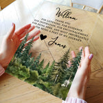 It Takes A Village Thank You Gift For Teacher Appreciation, Coworkers, Boss, Team - Personalized Acrylic Plaque