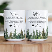 It Takes A Village Thank You Gift For Teacher Appreciation, Coworkers, Boss, Team - Personalized Mug