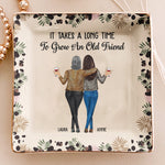 It Takes A Long Time To Grow An Old Friend Leopard Style - Personalized Jewelry Dish