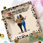It Takes A Long Time To Grow An Old Friend Leopard Style - Personalized Jewelry Dish