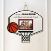 It Was A Slam Dunk - Personalized Custom Shaped Wood Photo Sign