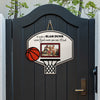 It Was A Slam Dunk - Personalized Custom Shaped Wood Photo Sign