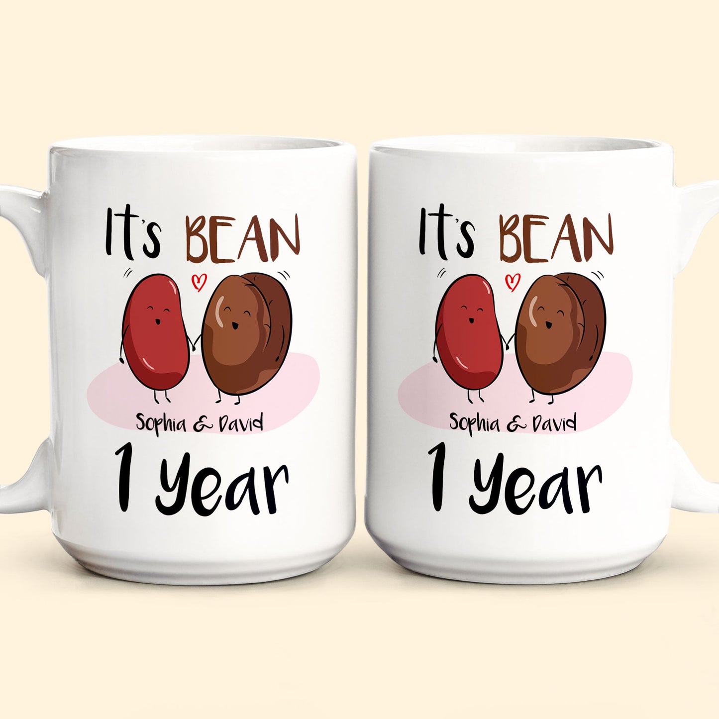 It's Bean A Year - Personalized Mug