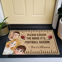 It's Football Season - Personalized Doormat