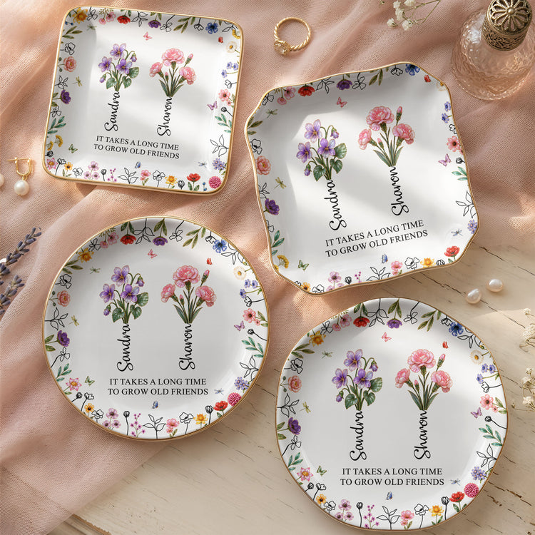 It-Takes-A-Long-Time-To-Grow-An-Old-Friend,-Bestie-Mother-Of-Pearl-Personalized-Jewelry-Dish-2