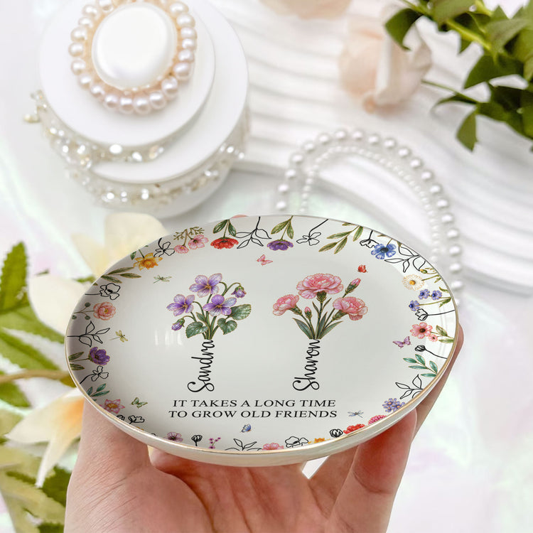 It-Takes-A-Long-Time-To-Grow-An-Old-Friend,-Bestie-Mother-Of-Pearl-Personalized-Jewelry-Dish-5