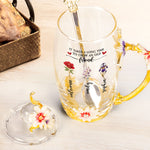 It-Takes-A-Long-Time-To-Grow-An-Old-Friend-Personalized-Glass-Cup-3
