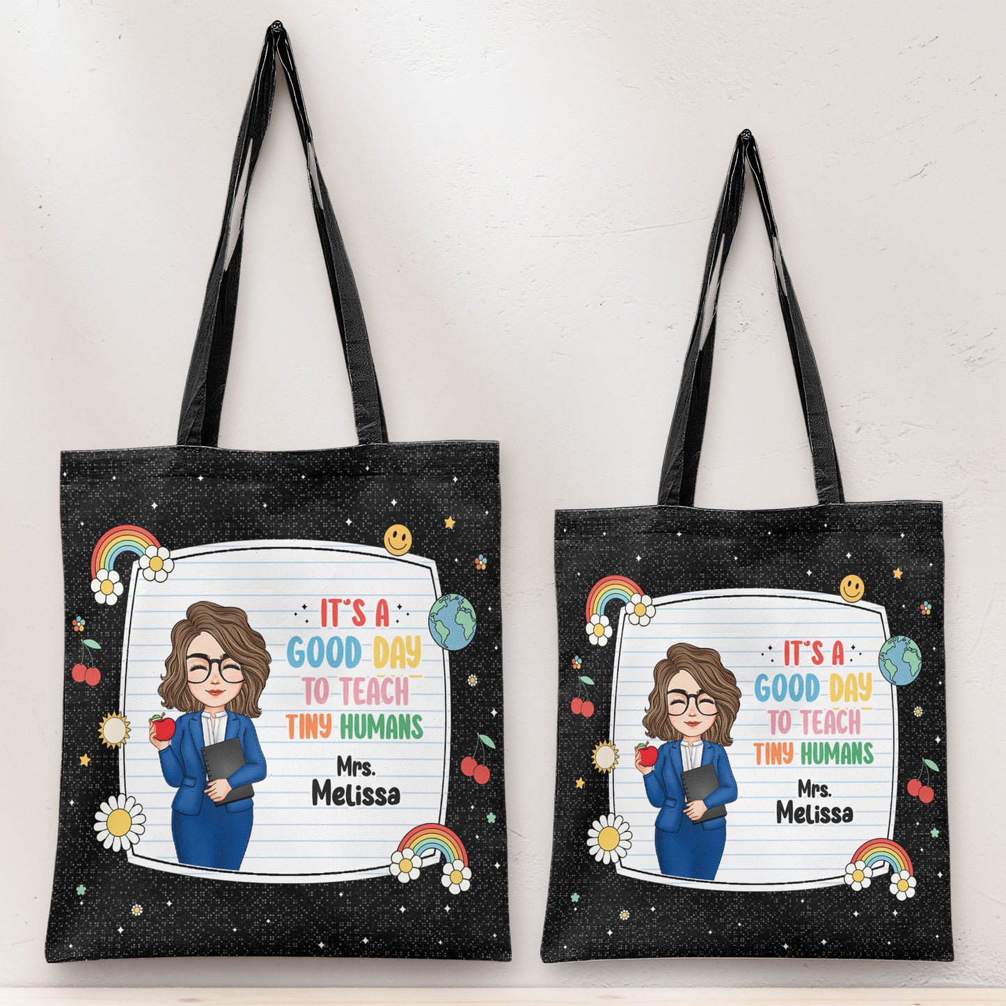 It's A Good Day To Teach Tiny Humans - Personalized Tote Bag