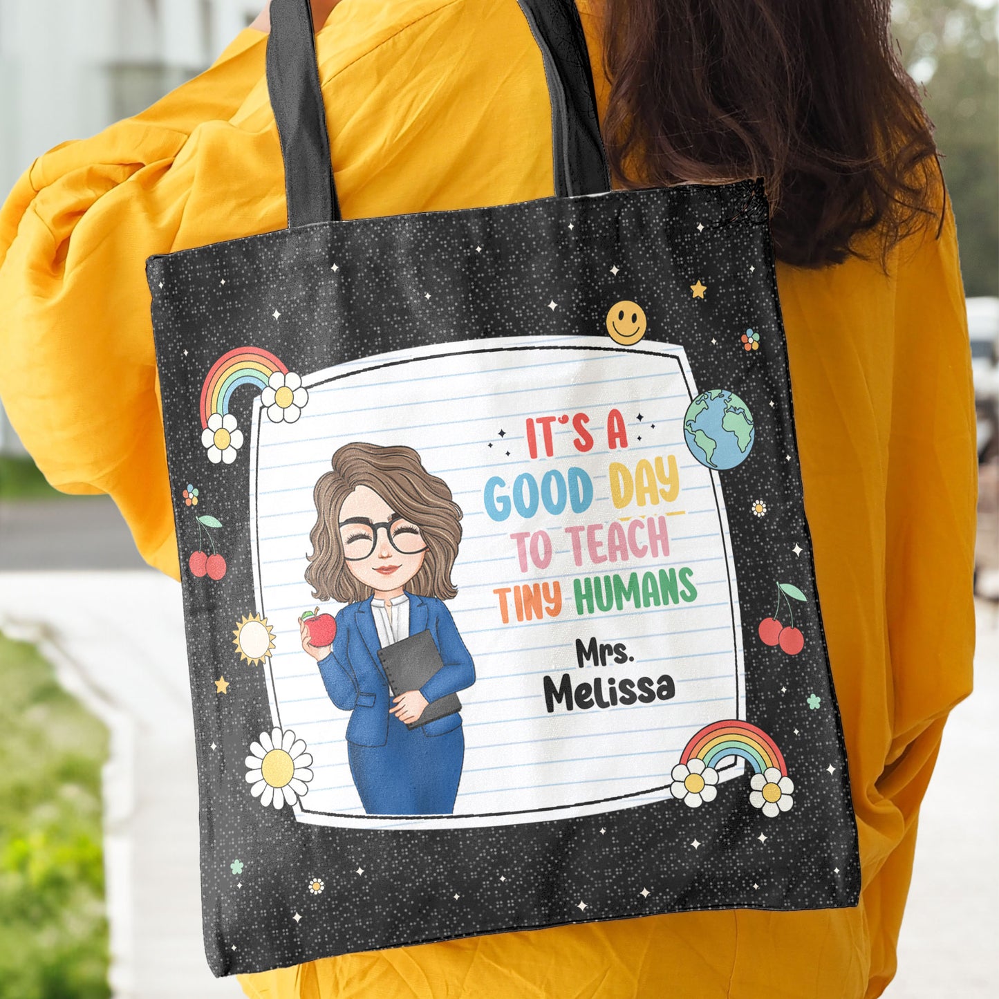 It's A Good Day To Teach Tiny Humans - Personalized Tote Bag