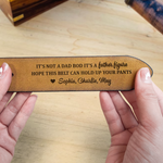 It's Not A Dad Bod It's A Father Figure - Personalized Engraved Leather Belt