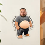 It’s Not A Dad Bod, It’s A Father Figure - Funny Father's Day Gift - Personalized Fridge Magnet