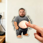It’s Not A Dad Bod, It’s A Father Figure - Funny Father's Day Gift - Personalized Fridge Magnet