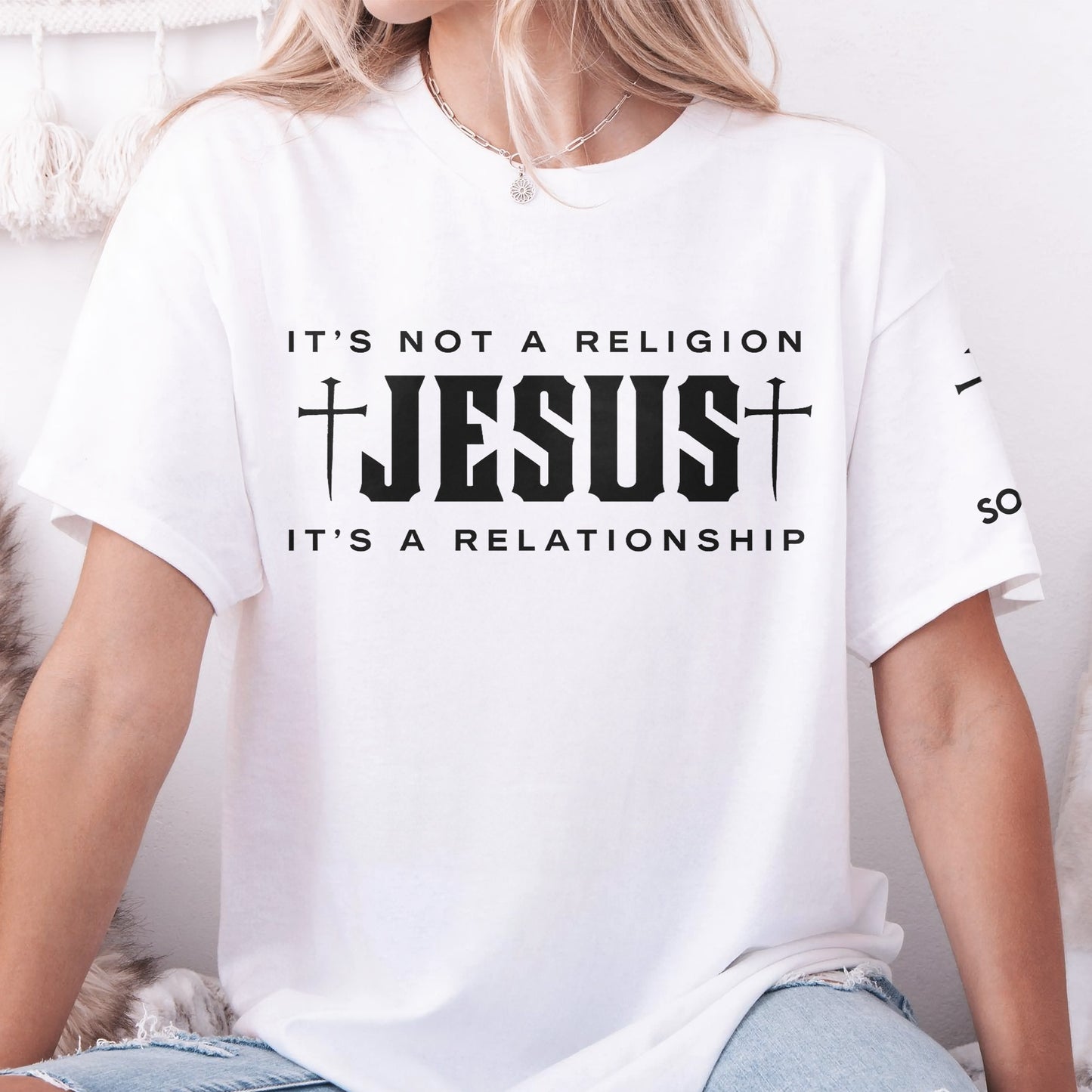 It's Not A Religion Jesus It's A Relationship - Personalized Shirt