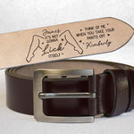 It’s Not Gonna Lick Itself - Naughty Gift For Him, Husband - Personalized Engraved Leather Belt