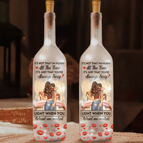 It's Not That I'm Horny All The Time - Naughty Gifts For Couples - Personalized Bottle Lamp