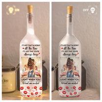 It's Not That I'm Horny All The Time - Naughty Gifts For Couples - Personalized Bottle Lamp
