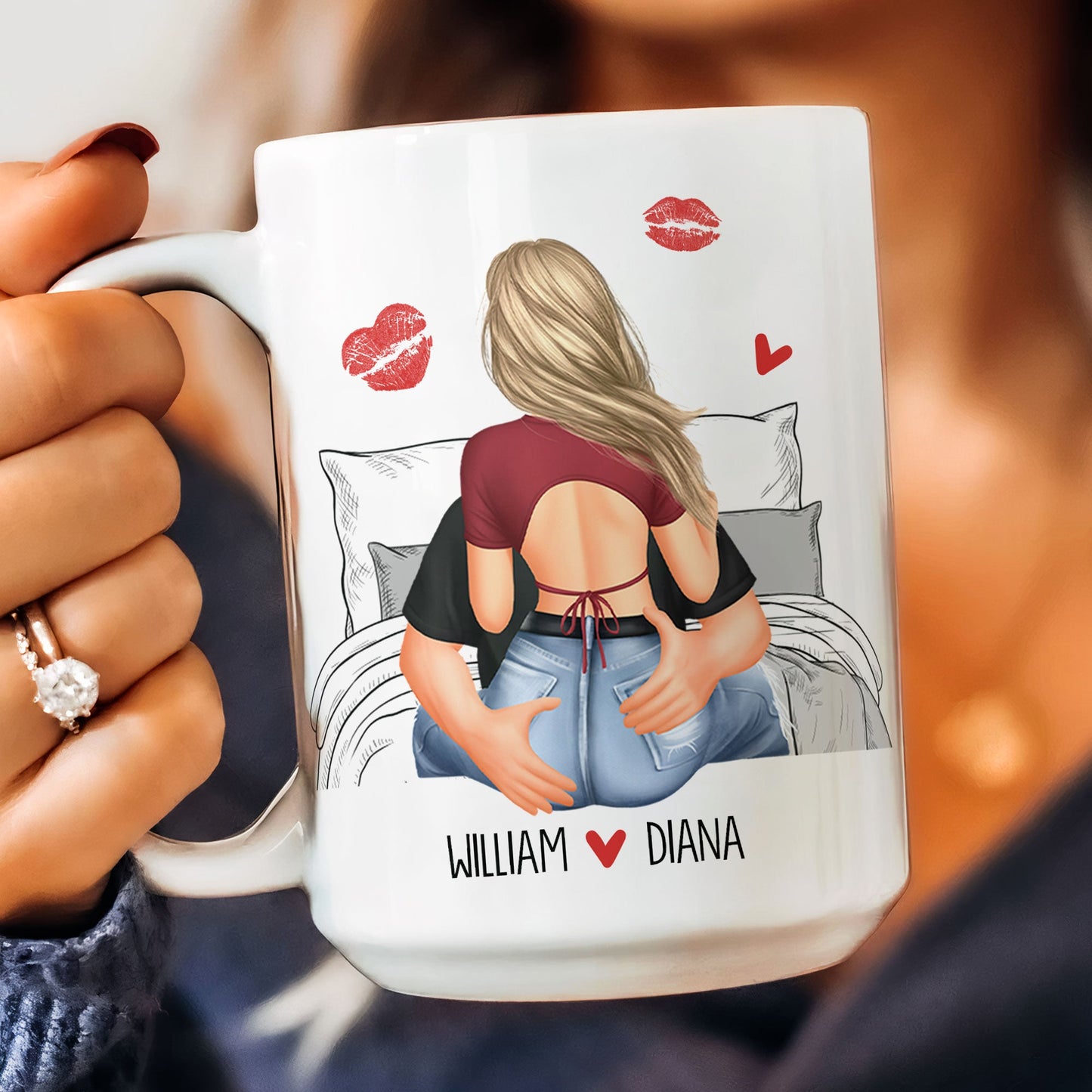 It's Not That I'm Horny All The Time - Personalized Mug - Anniversary Gifts For Her, Wife, Girlfriend