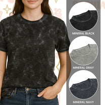 It's Okay To - Personalized Acid Wash T‑Shirt