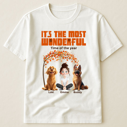 It's The Most Wonderful Time Of The Year Autumn Fall - Personalized Shirt