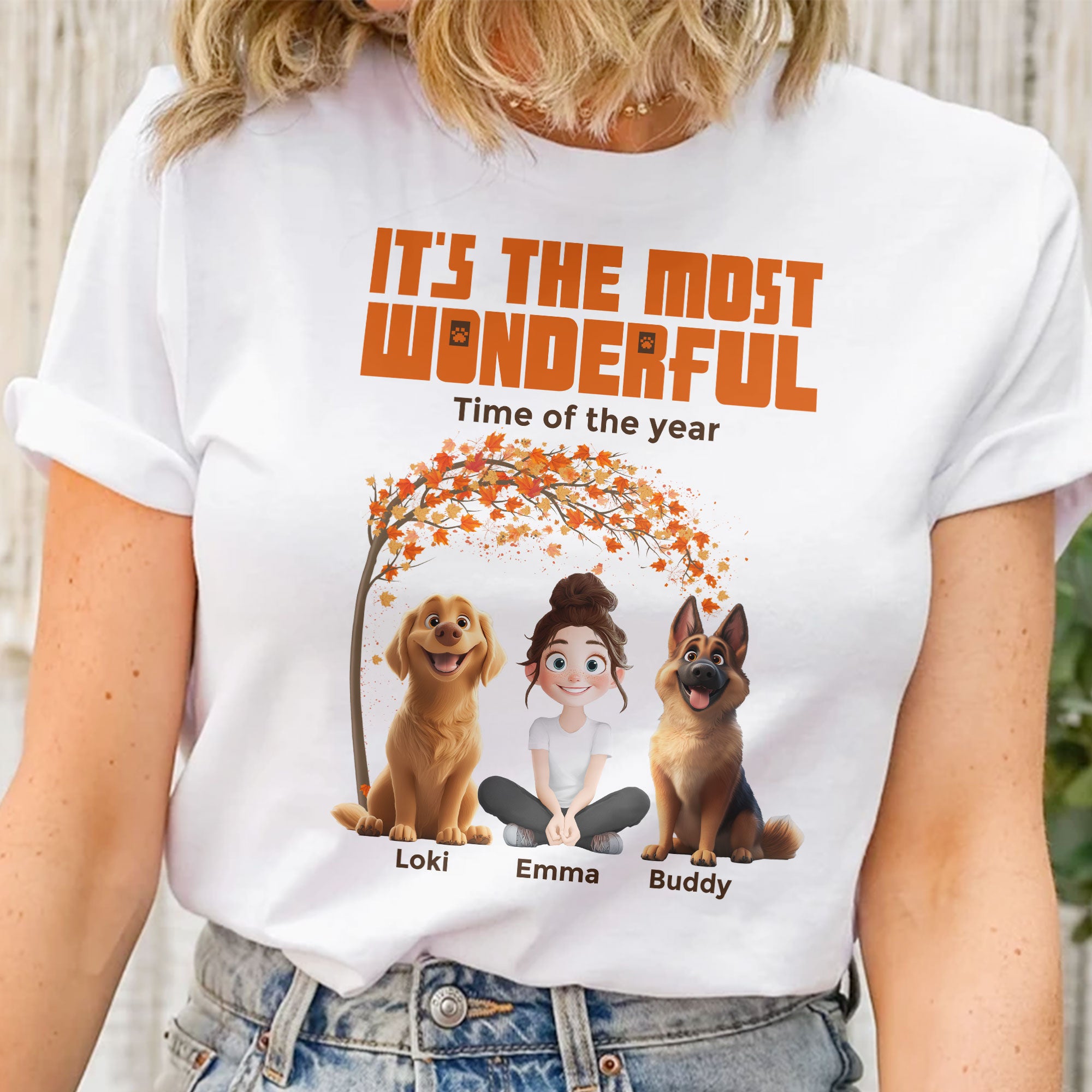 It's The Most Wonderful Time Of The Year Autumn Fall - Personalized Shirt