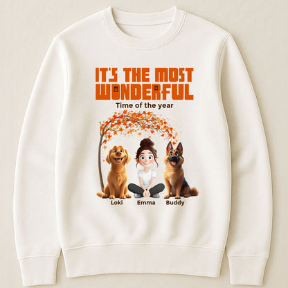 It's The Most Wonderful Time Of The Year Autumn Fall - Personalized Shirt