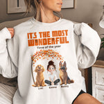 It's The Most Wonderful Time Of The Year Autumn Fall - Personalized Shirt