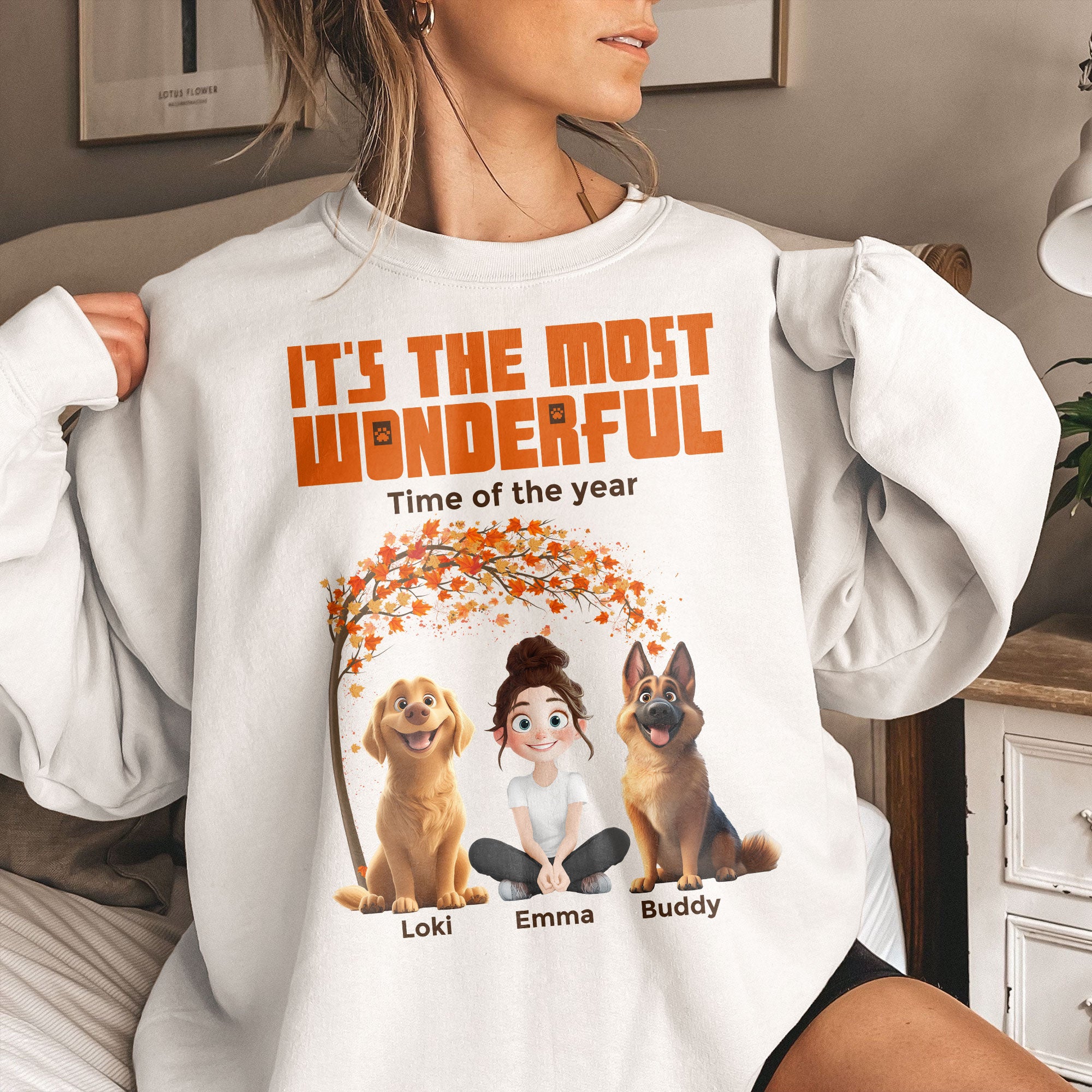 It's The Most Wonderful Time Of The Year Autumn Fall - Personalized Shirt