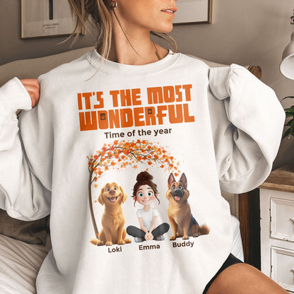 It's The Most Wonderful Time Of The Year Autumn Fall - Personalized Shirt