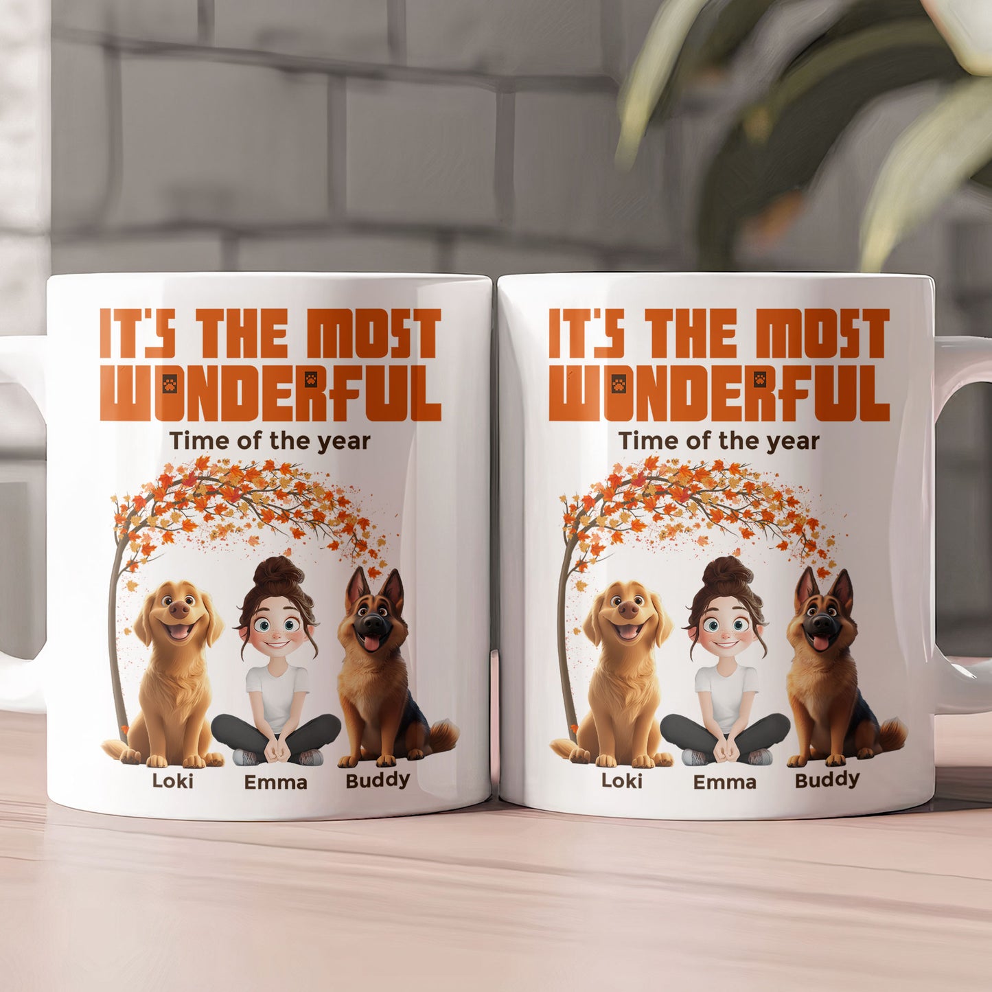 It's The Most Wonderful Time Of The Year Autumn - Personalized Mug