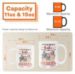 It's You And Me Babe Till The Bitter Wrinkly Saggy End Funny Gift For Couple - Personalized Mug